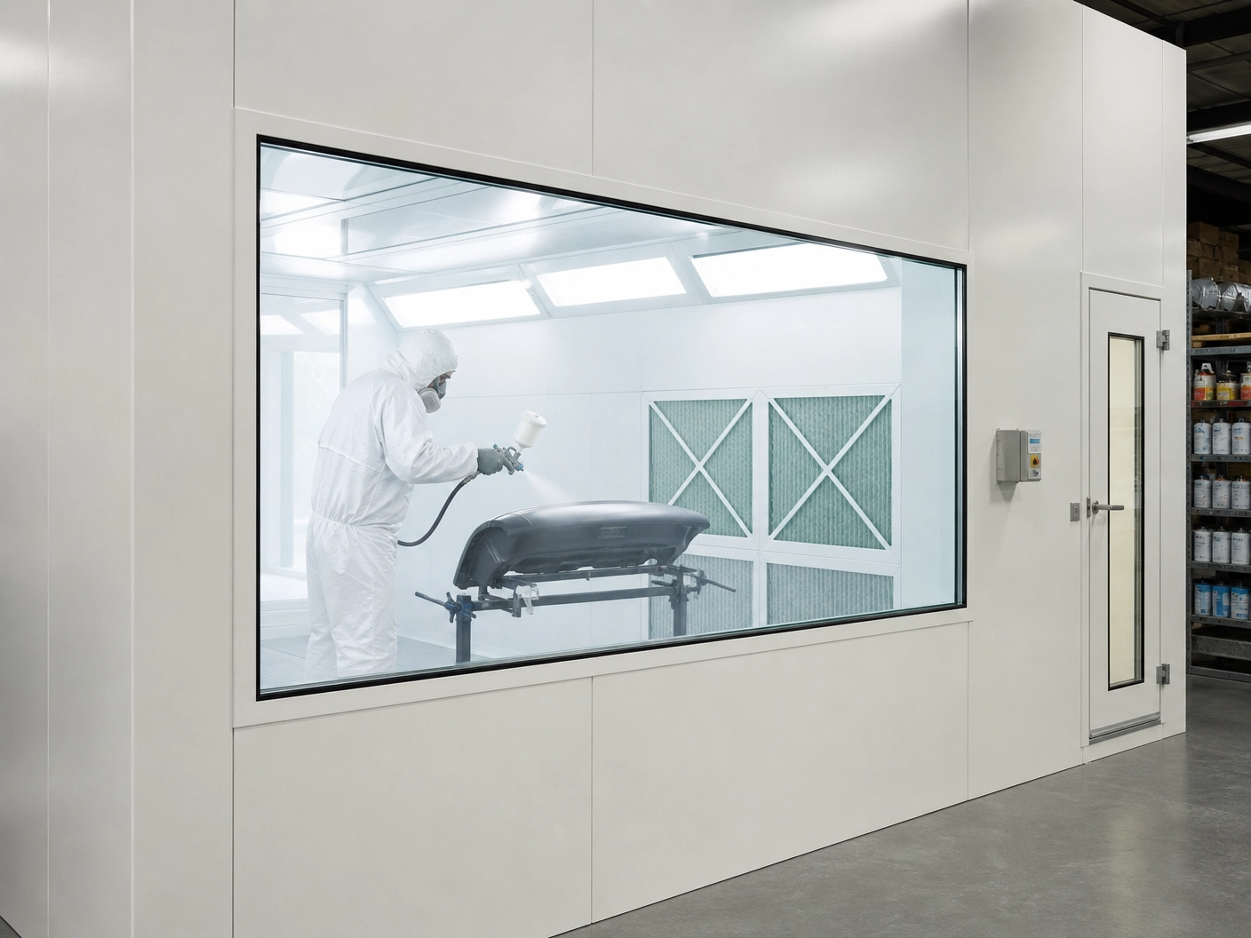 Modular spray booth